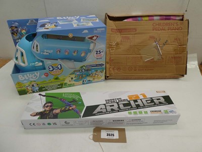 Lot 3525 - Bluey 3 in 1 play set, Children's pedal piano...