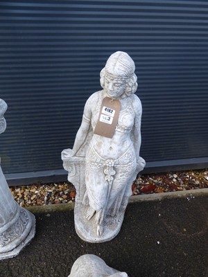 Lot 4182 - Concrete figure of a belly dancer