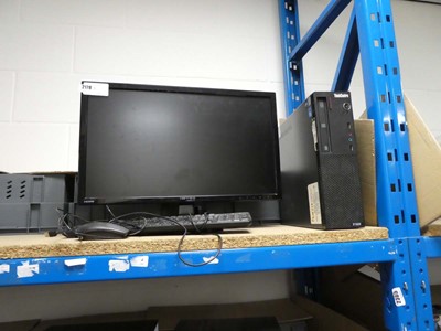 Lot 2178 - Lenovo Think Centre PC, no hard disc drive,...