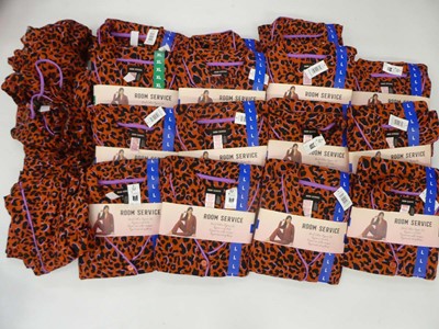 Lot 3880 - Bag containing 15 ladies Room Service leopard...