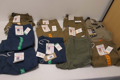 Lot 3402 - 12 pairs of Men's trousers/shorts to include...