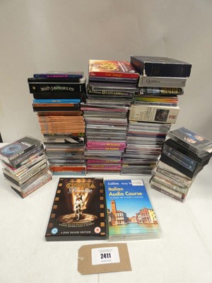 Lot 2411 - Bag containing quantity of music CD albums