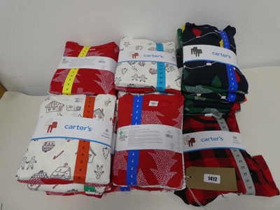 Lot 1412 - Approx. 20 kids Carter's 4 piece Christmas...