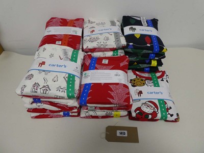 Lot 1413 - Approx. 20 kids Carter's 4 piece Christmas...