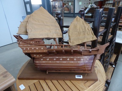 Lot 5109 - Model of Chinese junk