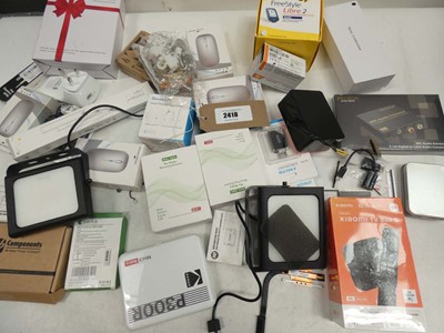 Lot 2418 - Xiaomi TV Box S, hearing aids, ARC audio...