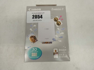 Lot 2054 - Canon Zoemini 2 mini photo printer