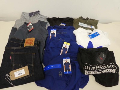 Lot 1455 - Approx. 10 branded items of clothing to...