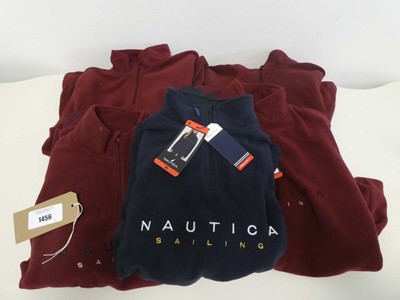 Lot 1456 - 5 Nautica 1/4 zip fleeces