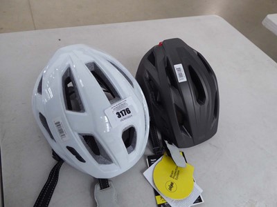 Lot 3176 - Two cycle helmets