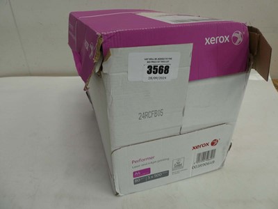 Lot 3568 - Box of A4 Xerox photo copier paper