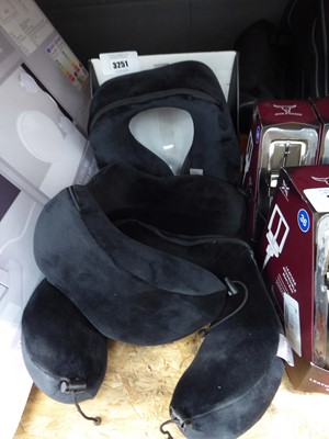 Lot 3243 - Three travel neck pillows