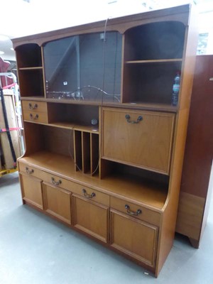 Lot 5345 - Glazed teak dresser