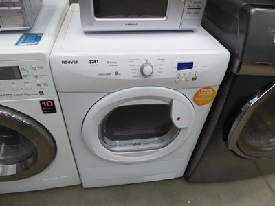 Lot 3399 - Hoover 8kg condenser dryer