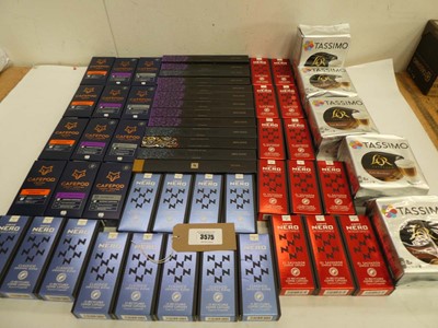 Lot 3575 - Selection of coffee pods comprising Tassimo,...