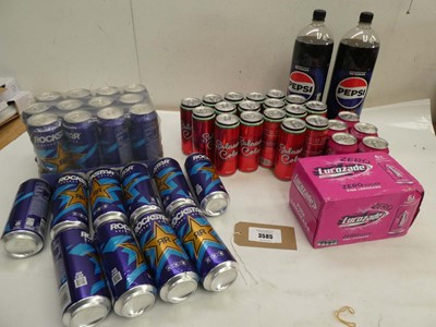 Lot 3585 - Selection of drinks including Pepsi Max,...