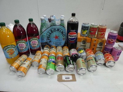 Lot 3594 - Selection of drinks including Pepsi Max, S....