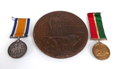 Lot 66 - A First World War Mercantile Marine Medal...