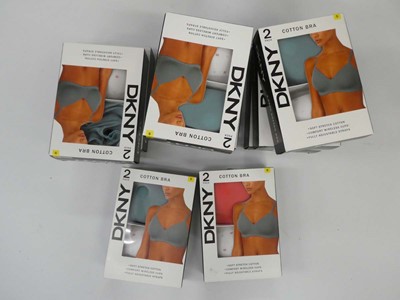 Lot 3801 - Bag containing 10 packs of DKNY cotton bras