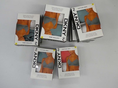 Lot 3803 - Bag containing 11 packs of DKNY cotton bras