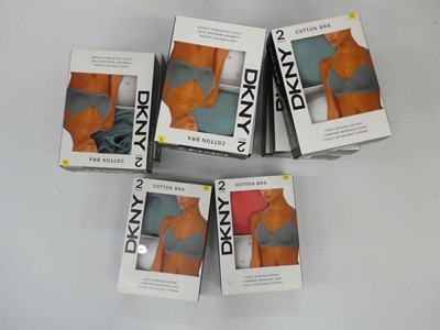 Lot 3804 - Bag containing 11 packs of DKNY cotton bras