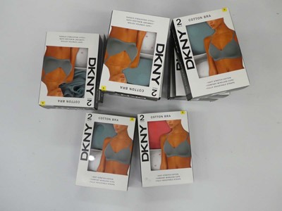 Lot 3805 - Bag containing 11 packs of DKNY cotton bras