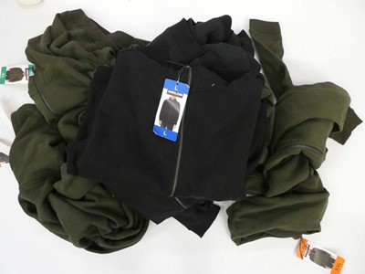 Lot 3813 - Bag containing 8 men's Kirkland zip up hoodies...