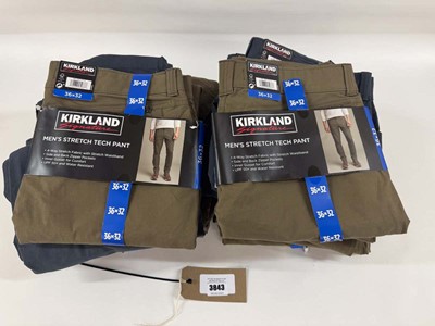 Lot 3843 - 20x pairs Kirkland mens stretch tech trousers,...