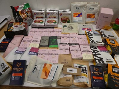 Lot 3606 - Coffee beans, ground coffee beans, coffee pods...