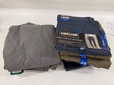 Lot 3855 - 6x pairs Kirkland stretch tech trousers, 3x...