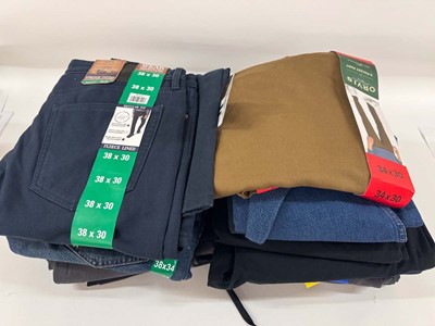 Lot 3856 - 18x pairs mixed gents trousers and jeans by...