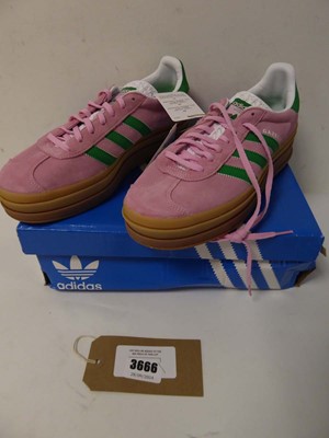 Lot 3666 - Boxed pair of ladies Adidas Gazelle Bold...