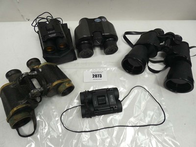 Lot 2073 - 5x pairs of binoculars