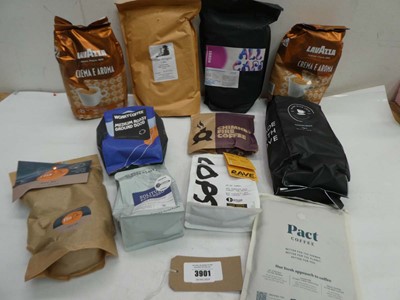 Lot 3901 - Coffee beans & ground coffee beans including...