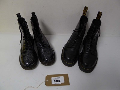 Lot 3683 - Pair of Dr. Martens boots, signs of minimal...