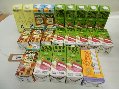 Lot 3011 - Selection of Oat drinks including Rude Health,...