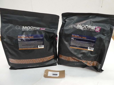 Lot 3908 - 2 x 5kg bags Moore Shelf Life Baits Pro-Stim...