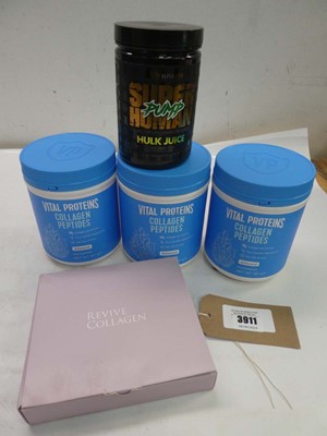 Lot 3911 - Vital proteins Collagen Peptides, Alpha Lion...