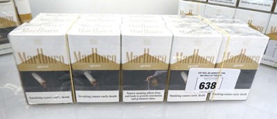 Lot 638 - 2 cartons of 10 packs of 20 Marlboro Gold...