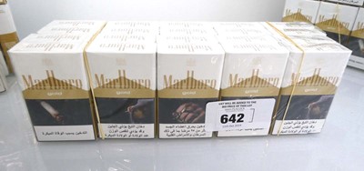 Lot 642 - 2 cartons of 10 packs of 20 Marlboro Gold...