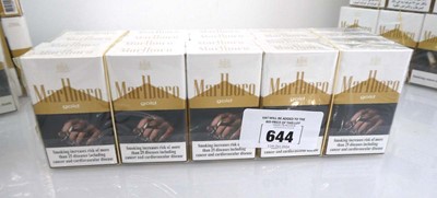 Lot 644 - 2 cartons of 10 packs of 20 Marlboro Gold...