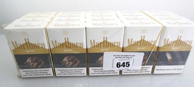 Lot 645 - 2 cartons of 10 packs of 20 Marlboro Gold...