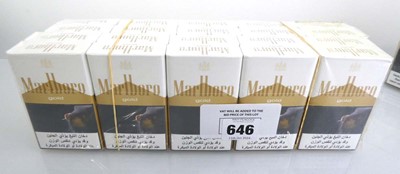 Lot 646 - 2 cartons of 10 packs of 20 Marlboro Gold...