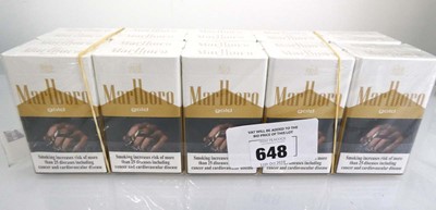 Lot 648 - 2 cartons of 10 packs of 20 Marlboro Gold...