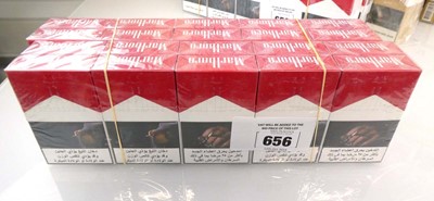 Lot 656 - 2 cartons of 10 packs of 20 Marlboro Red...