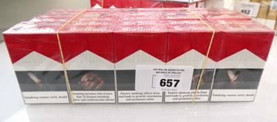 Lot 657 - 3 cartons of 10 packs of 20 Marlboro Red...