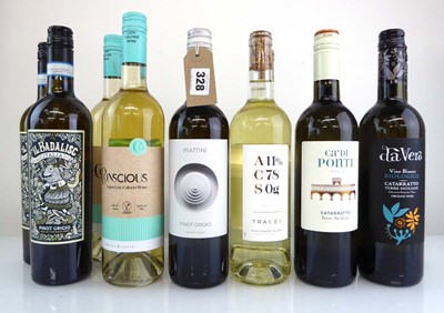 Lot 328 - 12 bottles of White, 2x Piattini Pinot Grigio...