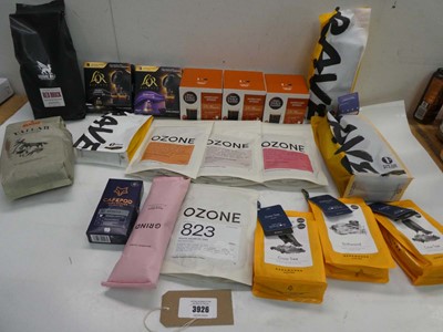 Lot 3926 - Coffee beans and coffee pods including RAve,...