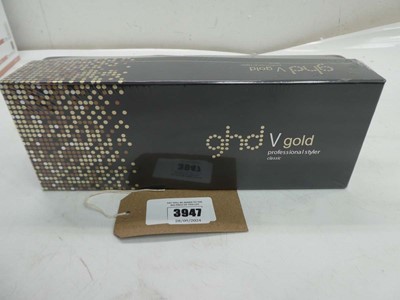 Lot 3947 - GHD V gold hair styler (boxed and sealed)