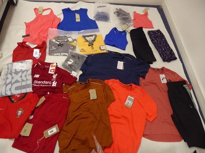 Lot 3696 - Selection of sportswear to include Gym Shark,...